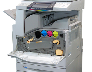 Moving part of multifunction device ApeosPort-III C3300 (Fuji Xerox Co., Ltd.)
