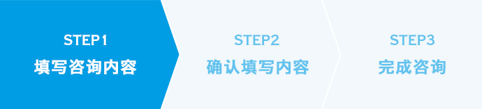 STEP1 お問合わせ内容の入力