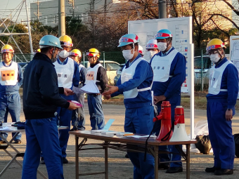 FY 2023 disaster prevention and readiness drill (Okazaki Plant)
