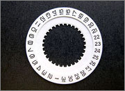 Wrist watch dial plate