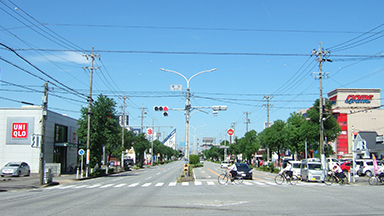 北岡崎駅周辺の風景